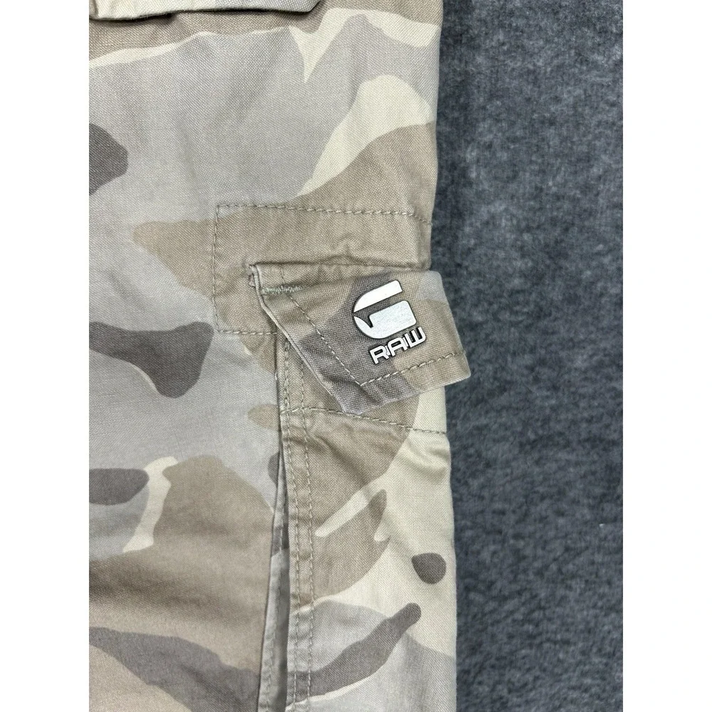 G-Star Raw Rovic Zip 3D Regular Tapered Cargo Pants Mens 31x32 (fits 33x30) Camo